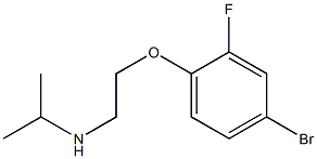 [2-(4-bromo-2-fluorophenoxy)ethyl](propan-2-yl)amine 구조식 이미지