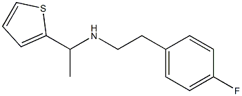 [2-(4-fluorophenyl)ethyl][1-(thiophen-2-yl)ethyl]amine Structure