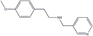 [2-(4-methoxyphenyl)ethyl](pyridin-3-ylmethyl)amine 구조식 이미지
