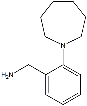 [2-(azepan-1-yl)phenyl]methanamine Structure