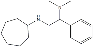 [2-(cycloheptylamino)-1-phenylethyl]dimethylamine Structure