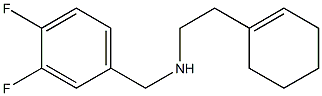 [2-(cyclohex-1-en-1-yl)ethyl][(3,4-difluorophenyl)methyl]amine Structure