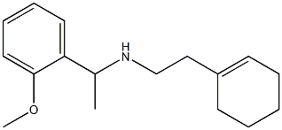 [2-(cyclohex-1-en-1-yl)ethyl][1-(2-methoxyphenyl)ethyl]amine 구조식 이미지