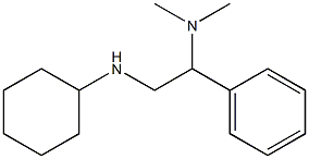 [2-(cyclohexylamino)-1-phenylethyl]dimethylamine 구조식 이미지