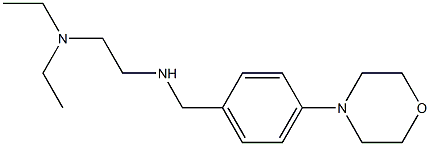 [2-(diethylamino)ethyl]({[4-(morpholin-4-yl)phenyl]methyl})amine Structure