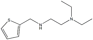 [2-(diethylamino)ethyl](thiophen-2-ylmethyl)amine 구조식 이미지