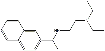 [2-(diethylamino)ethyl][1-(naphthalen-2-yl)ethyl]amine 구조식 이미지