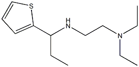 [2-(diethylamino)ethyl][1-(thiophen-2-yl)propyl]amine Structure