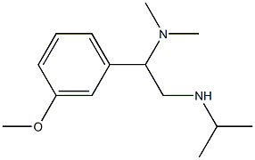 [2-(dimethylamino)-2-(3-methoxyphenyl)ethyl](propan-2-yl)amine Structure