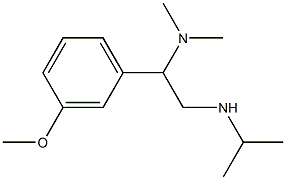 [2-(dimethylamino)-2-(3-methoxyphenyl)ethyl](propan-2-yl)amine 구조식 이미지