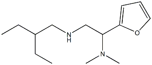 [2-(dimethylamino)-2-(furan-2-yl)ethyl](2-ethylbutyl)amine 구조식 이미지