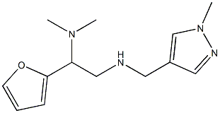 [2-(dimethylamino)-2-(furan-2-yl)ethyl][(1-methyl-1H-pyrazol-4-yl)methyl]amine Structure