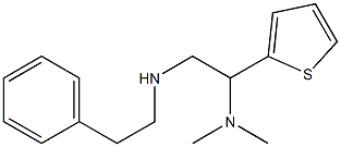 [2-(dimethylamino)-2-(thiophen-2-yl)ethyl](2-phenylethyl)amine Structure
