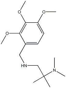 [2-(dimethylamino)-2-methylpropyl][(2,3,4-trimethoxyphenyl)methyl]amine Structure