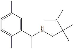 [2-(dimethylamino)-2-methylpropyl][1-(2,5-dimethylphenyl)ethyl]amine Structure