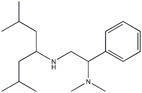 [2-(dimethylamino)-2-phenylethyl](2,6-dimethylheptan-4-yl)amine Structure