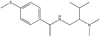 [2-(dimethylamino)-3-methylbutyl]({1-[4-(methylsulfanyl)phenyl]ethyl})amine 구조식 이미지