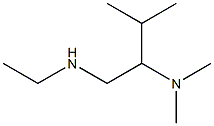 [2-(dimethylamino)-3-methylbutyl](ethyl)amine Structure