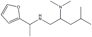 [2-(dimethylamino)-4-methylpentyl][1-(furan-2-yl)ethyl]amine 구조식 이미지