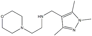 [2-(morpholin-4-yl)ethyl][(1,3,5-trimethyl-1H-pyrazol-4-yl)methyl]amine 구조식 이미지