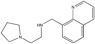 [2-(pyrrolidin-1-yl)ethyl](quinolin-8-ylmethyl)amine 구조식 이미지