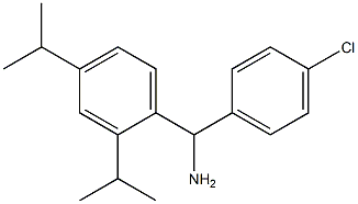 [2,4-bis(propan-2-yl)phenyl](4-chlorophenyl)methanamine 구조식 이미지