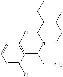 [2-amino-1-(2,6-dichlorophenyl)ethyl]dibutylamine 구조식 이미지