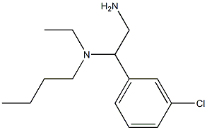 [2-amino-1-(3-chlorophenyl)ethyl](butyl)ethylamine 구조식 이미지