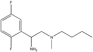 [2-amino-2-(2,5-difluorophenyl)ethyl](butyl)methylamine Structure
