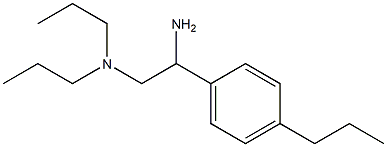 [2-amino-2-(4-propylphenyl)ethyl]dipropylamine Structure