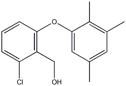 [2-chloro-6-(2,3,5-trimethylphenoxy)phenyl]methanol Structure