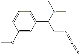 [2-isothiocyanato-1-(3-methoxyphenyl)ethyl]dimethylamine Structure