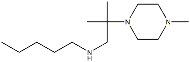 [2-methyl-2-(4-methylpiperazin-1-yl)propyl](pentyl)amine 구조식 이미지