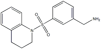 [3-(1,2,3,4-tetrahydroquinoline-1-sulfonyl)phenyl]methanamine 구조식 이미지