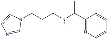 [3-(1H-imidazol-1-yl)propyl][1-(pyridin-2-yl)ethyl]amine 구조식 이미지