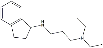 [3-(2,3-dihydro-1H-inden-1-ylamino)propyl]diethylamine 구조식 이미지