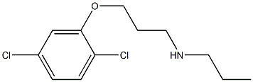 [3-(2,5-dichlorophenoxy)propyl](propyl)amine Structure