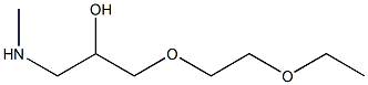 [3-(2-ethoxyethoxy)-2-hydroxypropyl](methyl)amine Structure