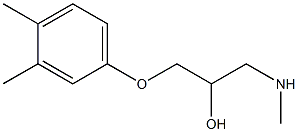 [3-(3,4-dimethylphenoxy)-2-hydroxypropyl](methyl)amine 구조식 이미지