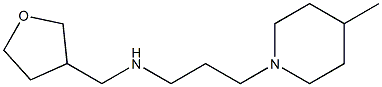 [3-(4-methylpiperidin-1-yl)propyl](oxolan-3-ylmethyl)amine Structure