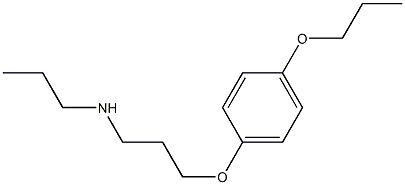 [3-(4-propoxyphenoxy)propyl](propyl)amine 구조식 이미지