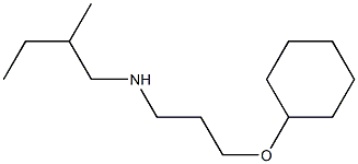 [3-(cyclohexyloxy)propyl](2-methylbutyl)amine 구조식 이미지