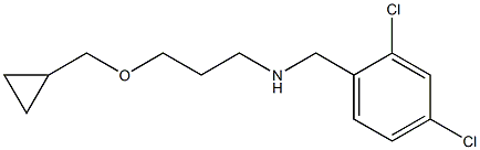 [3-(cyclopropylmethoxy)propyl][(2,4-dichlorophenyl)methyl]amine Structure