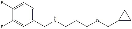 [3-(cyclopropylmethoxy)propyl][(3,4-difluorophenyl)methyl]amine Structure