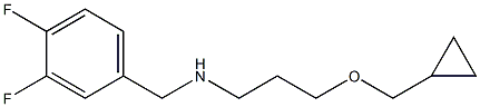 [3-(cyclopropylmethoxy)propyl][(3,4-difluorophenyl)methyl]amine 구조식 이미지