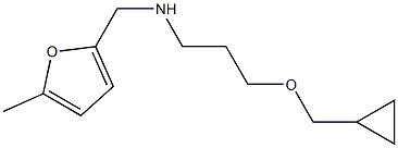 [3-(cyclopropylmethoxy)propyl][(5-methylfuran-2-yl)methyl]amine 구조식 이미지