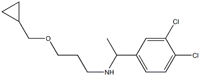 [3-(cyclopropylmethoxy)propyl][1-(3,4-dichlorophenyl)ethyl]amine 구조식 이미지