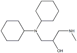 [3-(dicyclohexylamino)-2-hydroxypropyl](methyl)amine 구조식 이미지