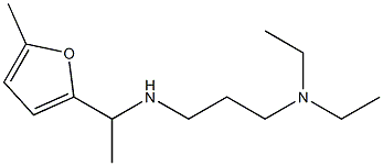 [3-(diethylamino)propyl][1-(5-methylfuran-2-yl)ethyl]amine Structure