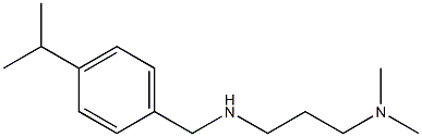 [3-(dimethylamino)propyl]({[4-(propan-2-yl)phenyl]methyl})amine 구조식 이미지